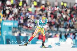 16.02.2018, Pyeongchang, Korea (KOR): Veselin Tsinzov (BUL) - XXIII. Olympic Winter Games Pyeongchang 2018, cross-country, 15km men,  Pyeongchang (KOR). www.nordicfocus.com. © Modica/NordicFocus. Every downloaded picture is fee-liable.