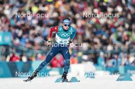 16.02.2018, Pyeongchang, Korea (KOR): Clement Parisse (FRA) - XXIII. Olympic Winter Games Pyeongchang 2018, cross-country, 15km men,  Pyeongchang (KOR). www.nordicfocus.com. © Modica/NordicFocus. Every downloaded picture is fee-liable.