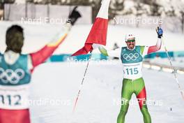 16.02.2018, Pyeongchang, Korea (KOR): German Madrazo (MEX) - XXIII. Olympic Winter Games Pyeongchang 2018, cross-country, 15km men,  Pyeongchang (KOR). www.nordicfocus.com. © Modica/NordicFocus. Every downloaded picture is fee-liable.