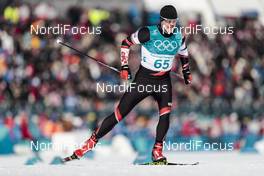 16.02.2018, Pyeongchang, Korea (KOR): Edi Dadic (CRO) - XXIII. Olympic Winter Games Pyeongchang 2018, cross-country, 15km men,  Pyeongchang (KOR). www.nordicfocus.com. © Modica/NordicFocus. Every downloaded picture is fee-liable.