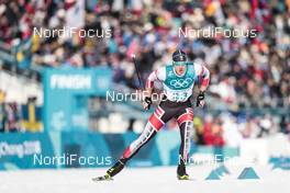 16.02.2018, Pyeongchang, Korea (KOR): Max Hauke (AUT) - XXIII. Olympic Winter Games Pyeongchang 2018, cross-country, 15km men,  Pyeongchang (KOR). www.nordicfocus.com. © Modica/NordicFocus. Every downloaded picture is fee-liable.