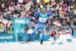 16.02.2018, Pyeongchang, Korea (KOR): Dietmar Noeckler (ITA) - XXIII. Olympic Winter Games Pyeongchang 2018, cross-country, 15km men,  Pyeongchang (KOR). www.nordicfocus.com. © Modica/NordicFocus. Every downloaded picture is fee-liable.