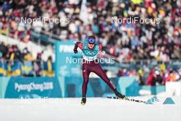 16.02.2018, Pyeongchang, Korea (KOR): Alexey Vitsenko (RUS) - XXIII. Olympic Winter Games Pyeongchang 2018, cross-country, 15km men,  Pyeongchang (KOR). www.nordicfocus.com. © Modica/NordicFocus. Every downloaded picture is fee-liable.