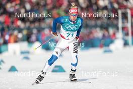 16.02.2018, Pyeongchang, Korea (KOR): Magnus Kim (KOR) - XXIII. Olympic Winter Games Pyeongchang 2018, cross-country, 15km men,  Pyeongchang (KOR). www.nordicfocus.com. © Modica/NordicFocus. Every downloaded picture is fee-liable.