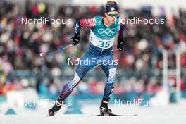16.02.2018, Pyeongchang, Korea (KOR): Erik Bjornsen (USA) - XXIII. Olympic Winter Games Pyeongchang 2018, cross-country, 15km men,  Pyeongchang (KOR). www.nordicfocus.com. © Modica/NordicFocus. Every downloaded picture is fee-liable.