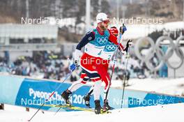24.02.2018, Pyeongchang, Korea (KOR): Martin Johnsrud Sundby (NOR) - XXIII. Olympic Winter Games Pyeongchang 2018, cross-country, mass men,  Pyeongchang (KOR). www.nordicfocus.com. © Modica/NordicFocus. Every downloaded picture is fee-liable.