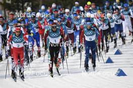24.02.2018, Pyeongchang, Korea (KOR): Dario Cologna (SUI) - XXIII. Olympic Winter Games Pyeongchang 2018, cross-country, mass men,  Pyeongchang (KOR). www.nordicfocus.com. © Thibaut/NordicFocus. Every downloaded picture is fee-liable.