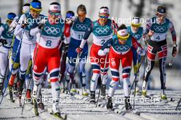 25.02.2018, Pyeongchang, Korea (KOR): Marit Bjoergen (NOR) - XXIII. Olympic Winter Games Pyeongchang 2018, cross-country, mass women,  Pyeongchang (KOR). www.nordicfocus.com. © Thibaut/NordicFocus. Every downloaded picture is fee-liable.