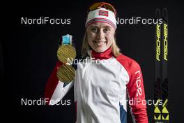 23.02.2018, Pyeongchang, Korea (KOR): Ragnhild Haga (NOR) - XXIII. Olympic Winter Games Pyeongchang 2018, cross-country, medals, Pyeongchang (KOR). www.nordicfocus.com. © Modica/NordicFocus. Every downloaded picture is fee-liable.