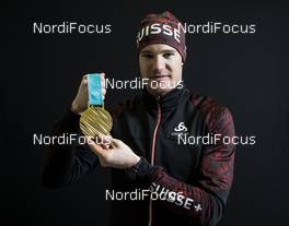 22.02.2018, Pyeongchang, Korea (KOR): Dario Cologna (SUI) - XXIII. Olympic Winter Games Pyeongchang 2018, cross-country, medals, Pyeongchang (KOR). www.nordicfocus.com. © Modica/NordicFocus. Every downloaded picture is fee-liable.