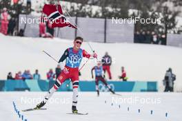 18.02.2018, Pyeongchang, Korea (KOR): Johannes Hoesflot Klaebo (NOR) - XXIII. Olympic Winter Games Pyeongchang 2018, cross-country, 4x10km men,  Pyeongchang (KOR). www.nordicfocus.com. © Modica/NordicFocus. Every downloaded picture is fee-liable.