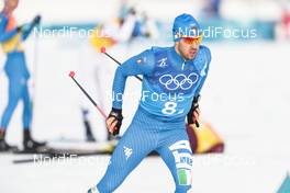18.02.2018, Pyeongchang, Korea (KOR): Federico Pellegrino (ITA) - XXIII. Olympic Winter Games Pyeongchang 2018, cross-country, 4x10km men,  Pyeongchang (KOR). www.nordicfocus.com. © Modica/NordicFocus. Every downloaded picture is fee-liable.