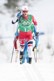 18.02.2018, Pyeongchang, Korea (KOR): Martin Johnsrud Sundby (NOR) - XXIII. Olympic Winter Games Pyeongchang 2018, cross-country, 4x10km men,  Pyeongchang (KOR). www.nordicfocus.com. © Modica/NordicFocus. Every downloaded picture is fee-liable.