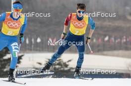 18.02.2018, Pyeongchang, Korea (KOR): Clement Parisse (FRA) - XXIII. Olympic Winter Games Pyeongchang 2018, cross-country, 4x10km men,  Pyeongchang (KOR). www.nordicfocus.com. © Modica/NordicFocus. Every downloaded picture is fee-liable.