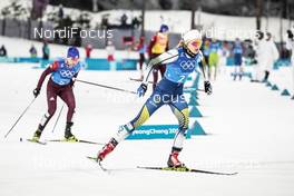 17.02.2018, Pyeongchang, Korea (KOR): Stina Nilsson (SWE) - XXIII. Olympic Winter Games Pyeongchang 2018, cross-country, 4x5km women, Pyeongchang (KOR). www.nordicfocus.com. © Modica/NordicFocus. Every downloaded picture is fee-liable.