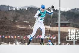 11.02.2018, Pyeongchang, Korea (KOR): Perttu Hyvarinen (FIN) - XXIII. Olympic Winter Games Pyeongchang 2018, cross-country, skiathlon men, Pyeongchang (KOR). www.nordicfocus.com. © Modica/NordicFocus. Every downloaded picture is fee-liable.