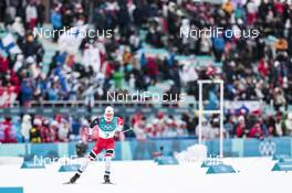 11.02.2018, Pyeongchang, Korea (KOR): Simen Hegstad Krueger (NOR) - XXIII. Olympic Winter Games Pyeongchang 2018, cross-country, skiathlon men, Pyeongchang (KOR). www.nordicfocus.com. © Modica/NordicFocus. Every downloaded picture is fee-liable.
