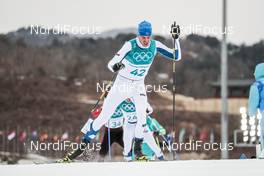 11.02.2018, Pyeongchang, Korea (KOR): Perttu Hyvarinen (FIN) - XXIII. Olympic Winter Games Pyeongchang 2018, cross-country, skiathlon men, Pyeongchang (KOR). www.nordicfocus.com. © Modica/NordicFocus. Every downloaded picture is fee-liable.