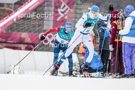 11.02.2018, Pyeongchang, Korea (KOR): Iivo Niskanen (FIN), Jean Marc Gaillard (FRA), (l-r)  - XXIII. Olympic Winter Games Pyeongchang 2018, cross-country, skiathlon men, Pyeongchang (KOR). www.nordicfocus.com. © Modica/NordicFocus. Every downloaded picture is fee-liable.