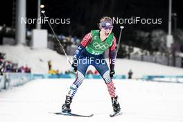 21.02.2018, Pyeongchang, Korea (KOR): Jessica Diggins (USA) - XXIII. Olympic Winter Games Pyeongchang 2018, cross-country, team sprint,  Pyeongchang (KOR). www.nordicfocus.com. © Modica/NordicFocus. Every downloaded picture is fee-liable.
