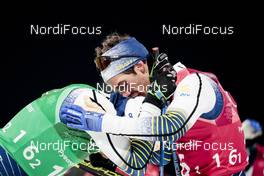 21.02.2018, Pyeongchang, Korea (KOR): Calle Halfvarsson (SWE), Marcus Hellner (SWE), (l-r)  - XXIII. Olympic Winter Games Pyeongchang 2018, cross-country, team sprint,  Pyeongchang (KOR). www.nordicfocus.com. © Modica/NordicFocus. Every downloaded picture is fee-liable.