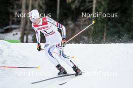 12.01.2018, Val di Fiemme, Italy (ITA): Jarl Magnus Riiber (NOR) - FIS world cup nordic combined, individual gundersen HS134/10km, Val di Fiemme (ITA). www.nordicfocus.com. © Modica/NordicFocus. Every downloaded picture is fee-liable.