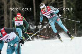 12.01.2018, Val di Fiemme, Italy (ITA): Francois Braud (FRA) - FIS world cup nordic combined, individual gundersen HS134/10km, Val di Fiemme (ITA). www.nordicfocus.com. © Modica/NordicFocus. Every downloaded picture is fee-liable.