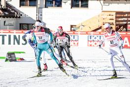 12.01.2018, Val di Fiemme, Italy (ITA): Tim Hug (SUI), Antoine Gerard (FRA), (l-r)  - FIS world cup nordic combined, individual gundersen HS134/10km, Val di Fiemme (ITA). www.nordicfocus.com. © Modica/NordicFocus. Every downloaded picture is fee-liable.