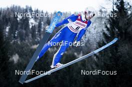 12.01.2018, Val di Fiemme, Italy (ITA): Taylor Fletcher (USA) - FIS world cup nordic combined, individual gundersen HS134/10km, Val di Fiemme (ITA). www.nordicfocus.com. © Modica/NordicFocus. Every downloaded picture is fee-liable.