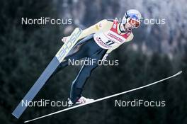 12.01.2018, Val di Fiemme, Italy (ITA): Philipp Orter (AUT) - FIS world cup nordic combined, individual gundersen HS134/10km, Val di Fiemme (ITA). www.nordicfocus.com. © Modica/NordicFocus. Every downloaded picture is fee-liable.