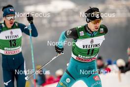 14.01.2018, Val di Fiemme, Italy (ITA): Maxime Laheurte (FRA) - FIS world cup nordic combined, individual gundersen HS134/10km, Val di Fiemme (ITA). www.nordicfocus.com. © Modica/NordicFocus. Every downloaded picture is fee-liable.