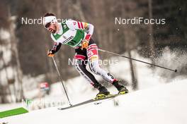 14.01.2018, Val di Fiemme, Italy (ITA): Philipp Orter (AUT) - FIS world cup nordic combined, individual gundersen HS134/10km, Val di Fiemme (ITA). www.nordicfocus.com. © Modica/NordicFocus. Every downloaded picture is fee-liable.