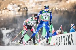 13.01.2018, Val di Fiemme, Italy (ITA): Eero Hirvonen (FIN) - FIS world cup nordic combined, team sprint HS134/2x7.5km, Val di Fiemme (ITA). www.nordicfocus.com. © Modica/NordicFocus. Every downloaded picture is fee-liable.