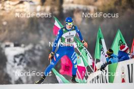13.01.2018, Val di Fiemme, Italy (ITA): Aaron Kostner (ITA) - FIS world cup nordic combined, team sprint HS134/2x7.5km, Val di Fiemme (ITA). www.nordicfocus.com. © Modica/NordicFocus. Every downloaded picture is fee-liable.