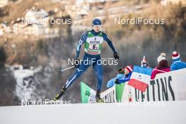 13.01.2018, Val di Fiemme, Italy (ITA): Go Yamamoto (JPN) - FIS world cup nordic combined, team sprint HS134/2x7.5km, Val di Fiemme (ITA). www.nordicfocus.com. © Modica/NordicFocus. Every downloaded picture is fee-liable.