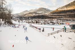 13.01.2018, Val di Fiemme, Italy (ITA): Alessandro Pittin (ITA) - FIS world cup nordic combined, team sprint HS134/2x7.5km, Val di Fiemme (ITA). www.nordicfocus.com. © Modica/NordicFocus. Every downloaded picture is fee-liable.