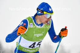20.01.2018, Chaux-Neuve, France (FRA): Aaron Kostner (ITA) - FIS world cup nordic combined, individual gundersen HS118/10km, Chaux-Neuve (FRA). www.nordicfocus.com. © Thibaut/NordicFocus. Every downloaded picture is fee-liable.
