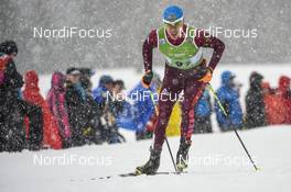 21.01.2018, Chaux-Neuve, France (FRA): Ernest Yahin (RUS) - FIS world cup nordic combined, team HS118/4x5km, Chaux-Neuve (FRA). www.nordicfocus.com. © Thibaut/NordicFocus. Every downloaded picture is fee-liable.