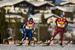 26.01.2018, Seefeld, Austria (AUT): Ernest Yahin (RUS) - FIS world cup nordic combined, individual gundersen HS109/5km, Seefeld (AUT). www.nordicfocus.com. © Thibaut/NordicFocus. Every downloaded picture is fee-liable.