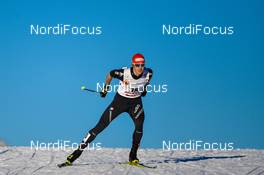 27.01.2018, Seefeld, Austria (AUT): Tim Hug (SUI) - FIS world cup nordic combined, individual gundersen HS109/10km, Seefeld (AUT). www.nordicfocus.com. © Thibaut/NordicFocus. Every downloaded picture is fee-liable.