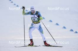 03.03.2018, Lahti, Finland (FIN): Vid Vrhovnik (SLO) - FIS world cup nordic combined, team sprint HS130/2x7.5km, Lahti (FIN). www.nordicfocus.com. © Thibaut/NordicFocus. Every downloaded picture is fee-liable.