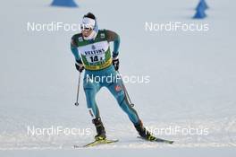 03.03.2018, Lahti, Finland (FIN): Laurent Muhlethaler (FRA) - FIS world cup nordic combined, team sprint HS130/2x7.5km, Lahti (FIN). www.nordicfocus.com. © Thibaut/NordicFocus. Every downloaded picture is fee-liable.