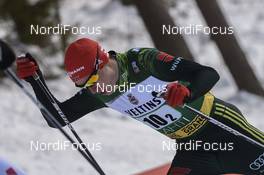 03.03.2018, Lahti, Finland (FIN): Vinzenz Geiger (GER) - FIS world cup nordic combined, team sprint HS130/2x7.5km, Lahti (FIN). www.nordicfocus.com. © Thibaut/NordicFocus. Every downloaded picture is fee-liable.