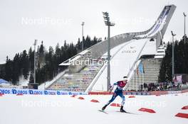 10.03.2018, Oslo, Norway (NOR): Ben Loomis (USA) - FIS world cup nordic combined, individual gundersen HS134/10km, Oslo (NOR). www.nordicfocus.com. © Thibaut/NordicFocus. Every downloaded picture is fee-liable.
