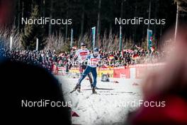 24.03.2018, Schonach, Germany (GER): Yoshito Watabe (JPN), Franz-Josef Rehrl (AUT), (l-r)  - FIS world cup nordic combined, individual gundersen HS106/10km, Schonach (GER). www.nordicfocus.com. © Modica/NordicFocus. Every downloaded picture is fee-liable.