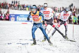 24.03.2018, Schonach, Germany (GER): Akito Watabe (JPN), Bernhard Gruber (AUT), Wilhelm Denifl (AUT), (l-r)  - FIS world cup nordic combined, individual gundersen HS106/10km, Schonach (GER). www.nordicfocus.com. © Modica/NordicFocus. Every downloaded picture is fee-liable.