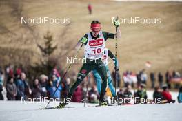 25.03.2018, Schonach, Germany (GER): Manuel Faisst (GER) - FIS world cup nordic combined, individual gundersen HS106/15km, Schonach (GER). www.nordicfocus.com. © Modica/NordicFocus. Every downloaded picture is fee-liable.