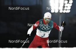 14.02.2018, Pyeongchang, Korea (KOR): Akito Watabe (JPN) - XXIII. Olympic Winter Games Pyeongchang 2018, nordic combined, individual gundersen HS109/10km, Pyeongchang (KOR). www.nordicfocus.com. © Thibaut/NordicFocus. Every downloaded picture is fee-liable.