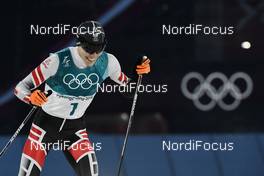 14.02.2018, Pyeongchang, Korea (KOR): Franz-Josef Rehrl (AUT) - XXIII. Olympic Winter Games Pyeongchang 2018, nordic combined, individual gundersen HS109/10km, Pyeongchang (KOR). www.nordicfocus.com. © Thibaut/NordicFocus. Every downloaded picture is fee-liable.