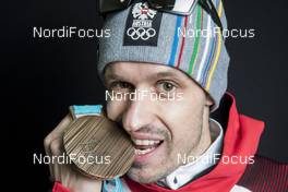 23.02.2018, Pyeongchang, Korea (KOR): Lukas Klapfer (AUT) - XXIII. Olympic Winter Games Pyeongchang 2018, nordic combined, medals, Pyeongchang (KOR). www.nordicfocus.com. © Modica/NordicFocus. Every downloaded picture is fee-liable.